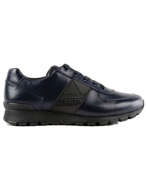 prada 4t2928 mens baltico trainer sneakers|Prada leather sneakers.